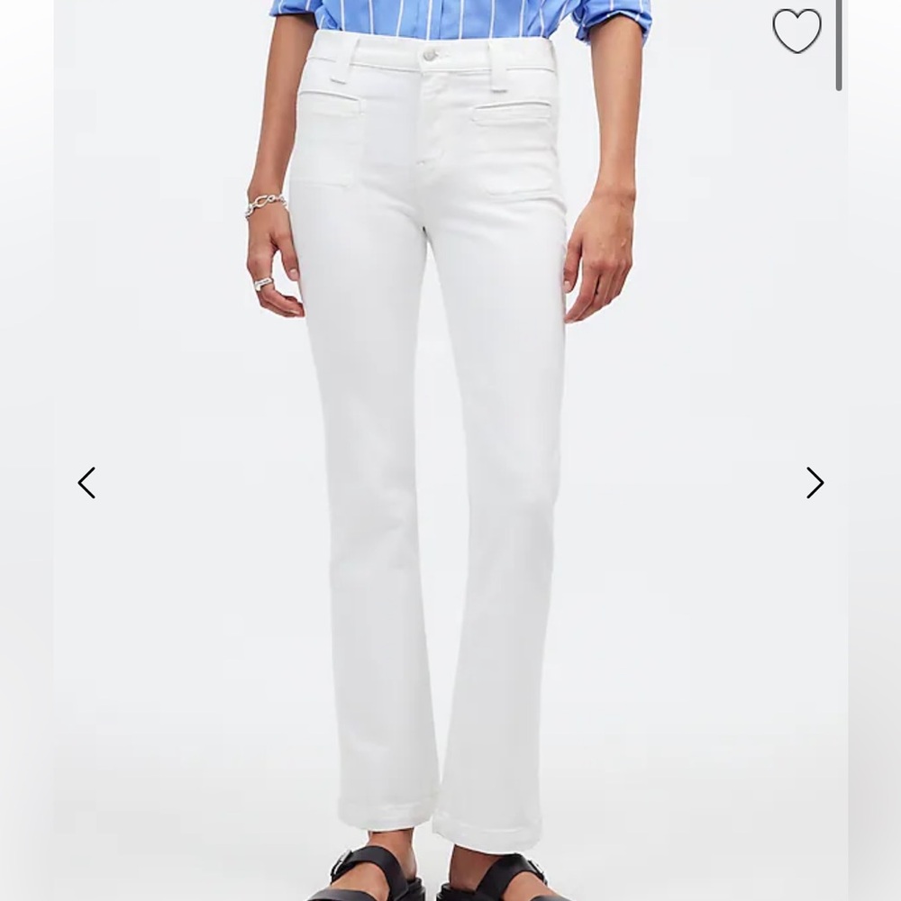 MADEWELL Tall Mid-rise Kick Out Crop Jeans